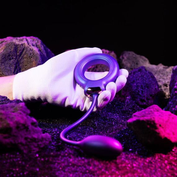 Ерекційне віброкільце з віброяйцем Hueman - Eclipse Anal Vibrator Sex Aura | Зображення 9