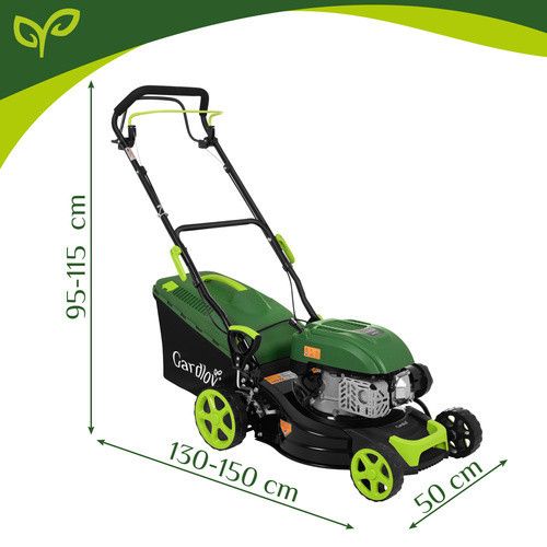 Газонокосарка бензинова самохідна Gardlov 27535 DriveX 149 см3, 2.3 кВт, 40.6 см, кошик 50 л, 8 рівнів, функція миття | Зображення 2