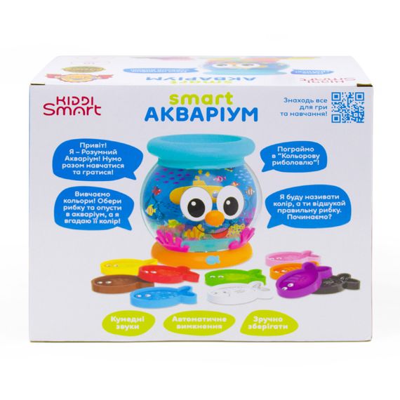 Інтерактивна навчальна іграшка Smart-Акваріум KIDDI SMART 207659 українська та англійська | Зображення 9