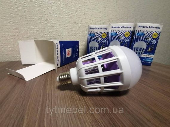 Светодиодная лампа отпугиватель от комаров Mosquito Killer Lamp, 9Вт | Зображення 4