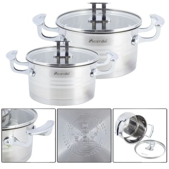 Набор кастрюль Kamille KM-5860 4 предмета | Зображення 5