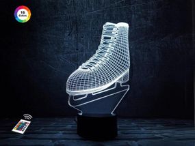 3D светильник ночник с пультом "Фигурное катание" 3DTOYSLAMP