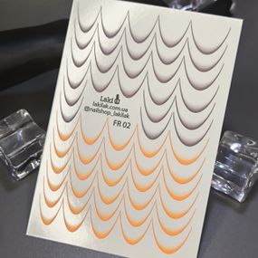 Слайдер для френча Mi FR02 на водяній основі (7x10см)