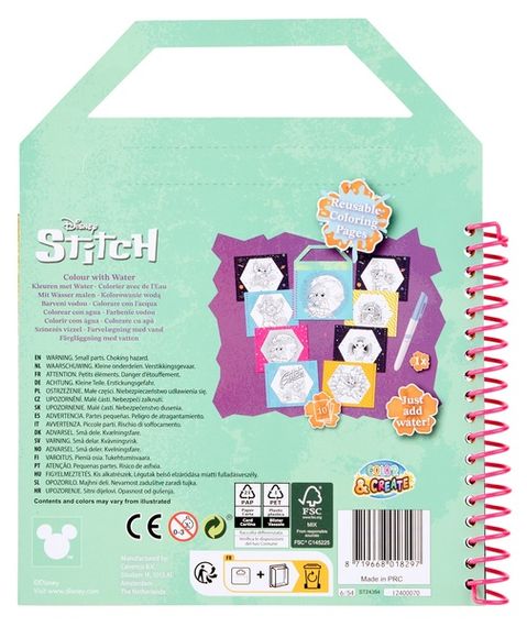 Водна розмальовка Disney Stitch (ST24354) | Зображення 3