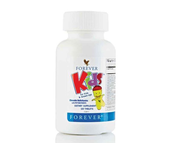 Мультивітаміни для дітей, Kids Multivitamin, Forever Living, 120 таблеток