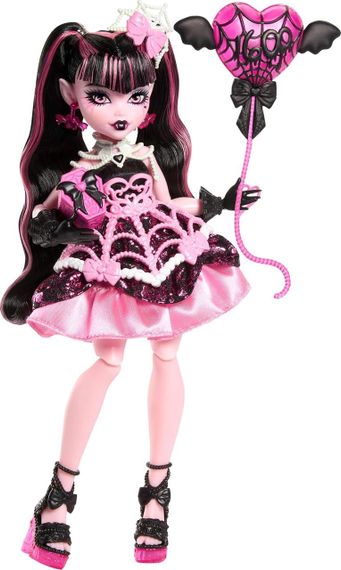 Кукла Монстр Хай Дракулаура ужасно сладкий день рождения Оригинал Mattel Monster High Draculaura | Зображення 1