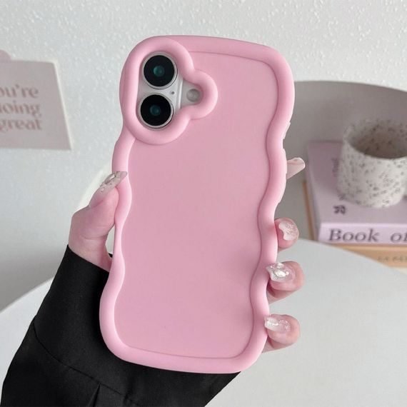 Чохол TPU Ripple для Apple iPhone 16 Plus (6.7") Pink | Зображення 1