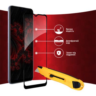 Стекло защитное Intaleo Full Glue RealMe C31 (1283126540752) | Зображення 3