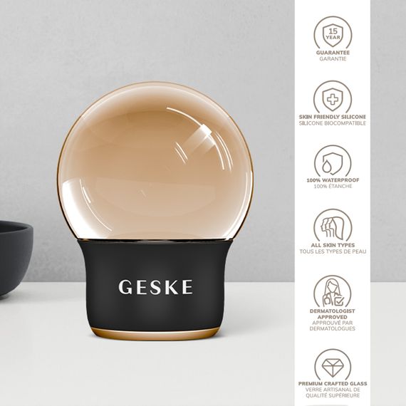 Массажер для лица и тела GESKE Cool&Warm Face and Body Massager 7в1 starlight, Серый | Зображення 2