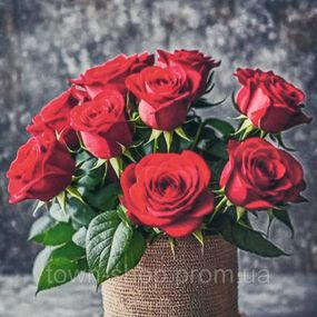 Алмазная мозаика "Цветочная магия роз" HEE16352 30х30 см