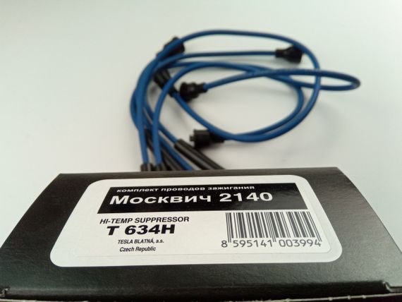 Дроти запалювання М 412, 2140, TESLA (T634H) н/силікон (412-3707204-10) | Зображення 1