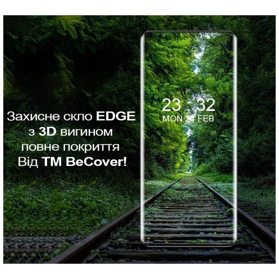Скло захисне BeCover EDGE Xiaomi Redmi Note 13 Pro Plus 5G Black (713579) | Зображення 2