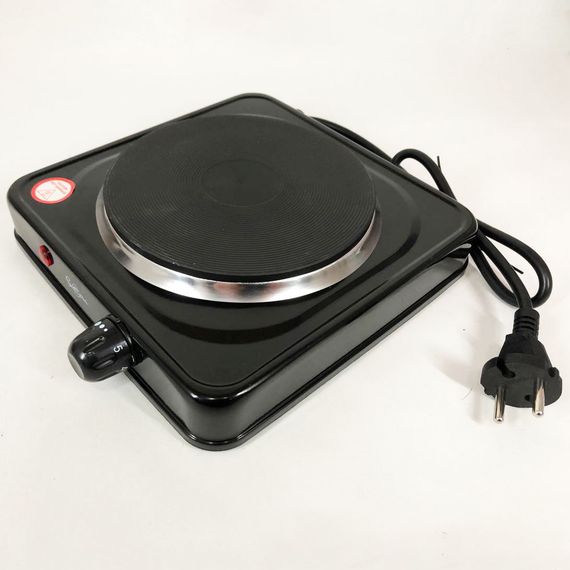 Плита електрична Suntera SP-1920, електроплита для дачі, електроплита 1000 w. Колір: чорний | Зображення 3