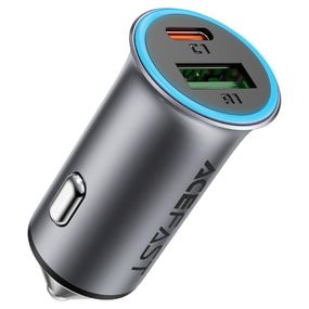 АЗУ Acefast B16 PD65W+QC3.0 total 95W (1USB-A/1C) Gray