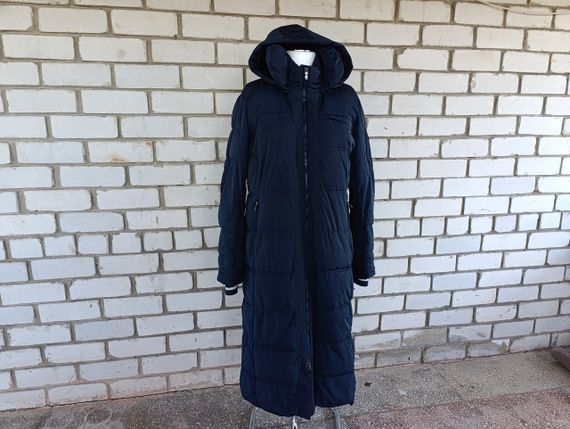 БУ Пуховик зимний длинный женский Northland 2xl 52 темносиний