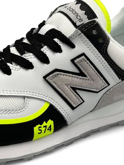 Кросівки чоловічі N3ew B3alan3ce 574 TP2 White Yellow Neon , В'єтнам 43 27,5 | Зображення 6