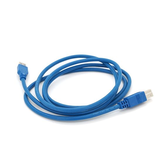 Кабель USB 3.0 AM/BM 1, 8 м blue для периферії | Зображення 1