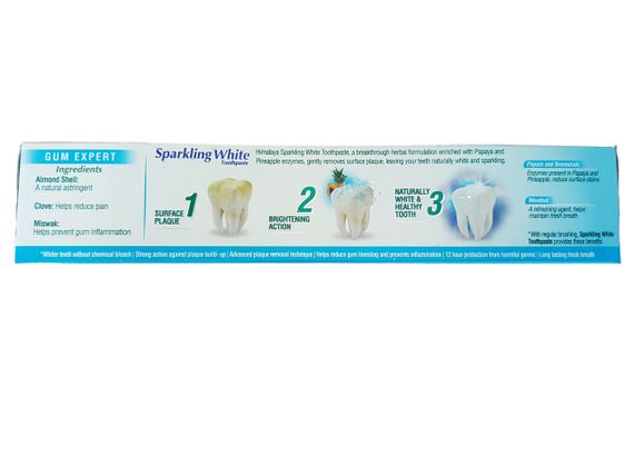 Зубна паста відбілює Sparkling White Himalaa 80г. | Зображення 1