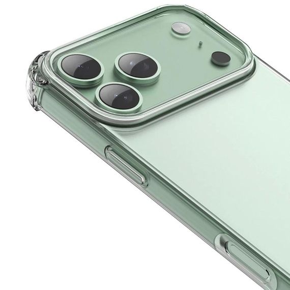 TPU чохол GETMAN Ease logo посилені кути для Apple iPhone 17 Pro Max (6.9") Безбарвний (прозорий) | Зображення 5