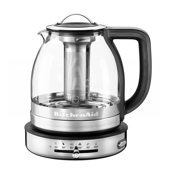 Электрочайник KitchenAid 5KEK1322SS ARTISAN стеклянный