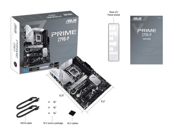 Материнcька плата ASUS PRIME Z790-P s1700 Z790 4xDDR5 M.2 HDMI DP ATX (90MB1CK0-M1EAY0) | Зображення 1