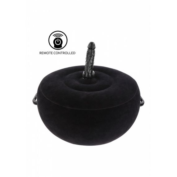 Подушка для сексу з реалістичним вібратором Taboom з дистанційним пультом, чорна Sex Aura | Зображення 2