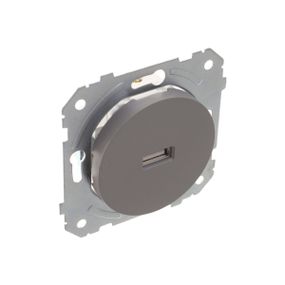 Розетка сіра WB-1USB Grey