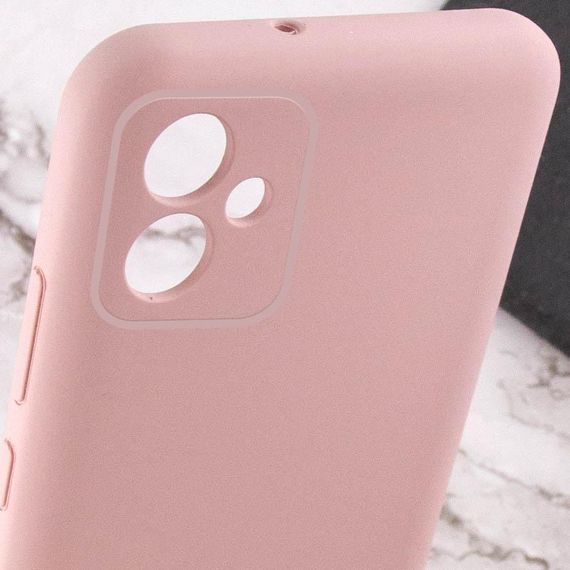 Чохол TPU GETMAN Liquid Silk Full Camera для Samsung Galaxy A06 Рожевий / Pink Sand | Зображення 3