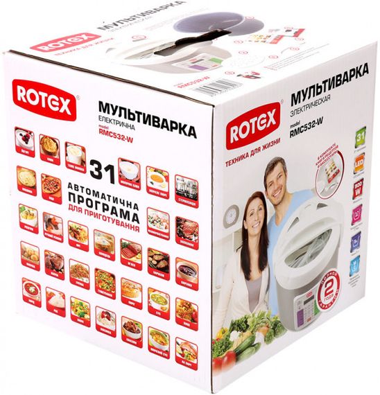 Мультиварка 5 л ROTEX RMС532-W | Зображення 4