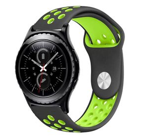 Спортивный ремешок Primo Perfor Sport для часов Samsung Gear S2 Classic SM-R372 / R735 - Black&Green