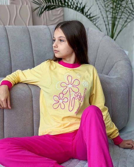 Піжама для дівчинки (підліткова) Носи своє 170 Жовтий (p-12059-133803) | Зображення 4