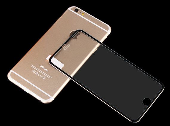 3D Metall захисне скло для iPhone 6 Plus 5.5" - Black | Зображення 2