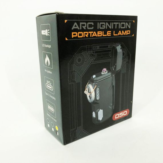 Багатофункціональний армійський ліхтар D50-SMD - індикація заряду, запальничка. Колір: жовтий | Зображення 7
