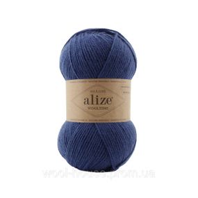 Шкарпеткова пряжа Alize Wooltime, синій 797