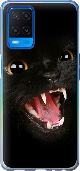 Чехол на Oppo A54 Чёрная кошка "932u-2306-17620"