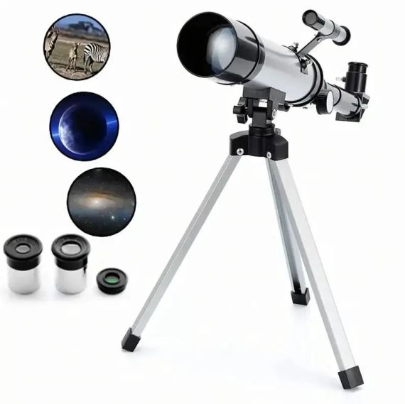 Астрономический телескоп для наблюдений за космосом со штативом UKC A36050 | Зображення 1