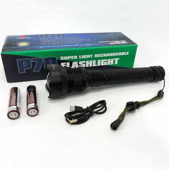 Фонарик светодиодный для туриста X-Balog BL-X92-P70, Компактный аккумуляторный фонарь NJ-86 | Зображення 7