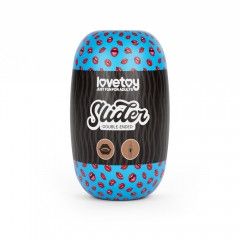 Мастурбатор - Slider Double-Ended Masturbator Mouth and Vagina Brown sexstyle | Зображення 4