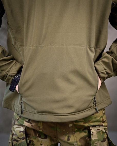 Тактична куртка софтшел LINKOLN олива ПП7948 | Зображення 6