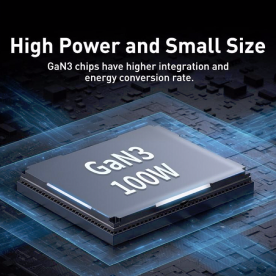 Мережевий Зарядний Пристрій Потужний 100W XPRO GaN3 Pro Desktop Fast Charger (33077-01_1857) | Зображення 5