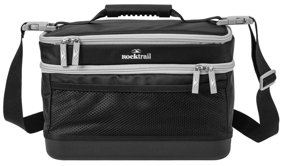 Термосумка для кемпінгу, ланч бокс із жорстким дном Rocktrail 12L чорна | Зображення 2