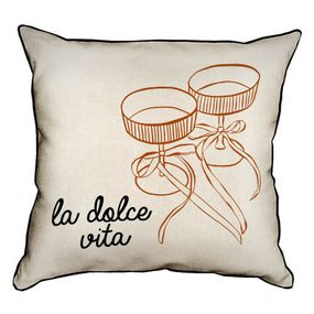 Подушка с мешковины La dolce vita 45x45 см (45PHB_24S001)