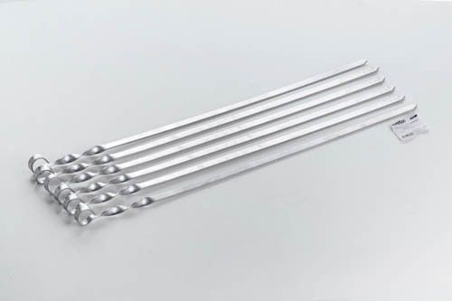 Шампур плоский із неіржавкої сталі, 570*12*3 мм СИЛА 960201