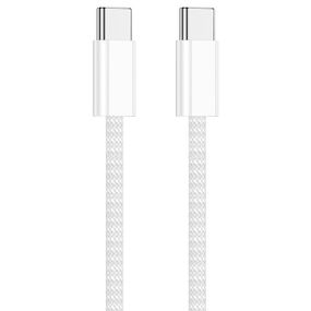 Дата кабель USB-C to USB-C FineWoven for Apple (AAA) (1m) (no box) White