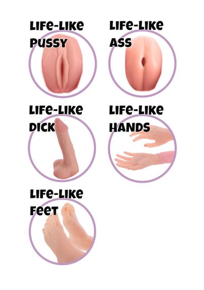 Секс-кукла Hidden Desire Shemale Taylor с членом, вагиной и анусом, с проводным пультом Sex Aura | Зображення 2