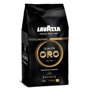 Кофе в зернах Lavazza Qualita Oro Mountain Grown 1кг 100% Арабика Лавацца Оро Черная