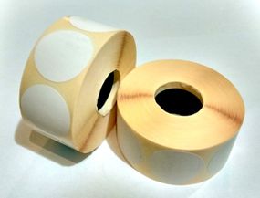 Термоетикетка Т.Еко коло 50 мм 1000 етикеток кругла 10 шт White (Ф50T1000)