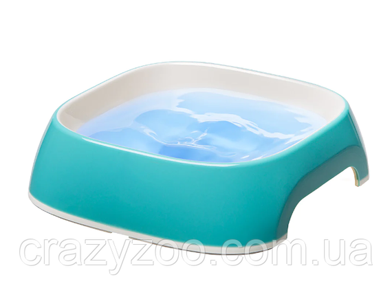 Миска для собак и котов Ferplast Glam Medium пластиковая голубая 20x18.5x6 см 750 мл 71214015 | Зображення 1