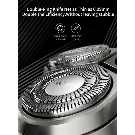 Електробритва Xiaomi Enchen Steel 3S Black/Gold | Зображення 6