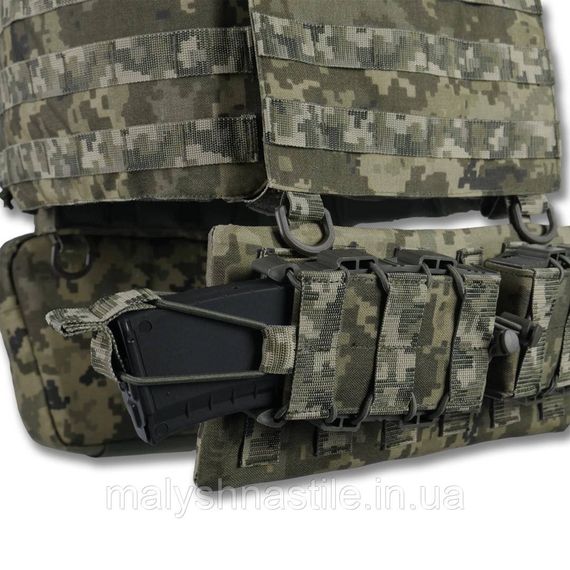 Комплект №4: Плитоноска Kiborg GU gen.2 + 2 підсумки з балістичним захистом 1 класу Pixel | Зображення 8